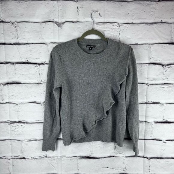 J. Crew ruffle front crew neck sweater M - Picture 3 of 7